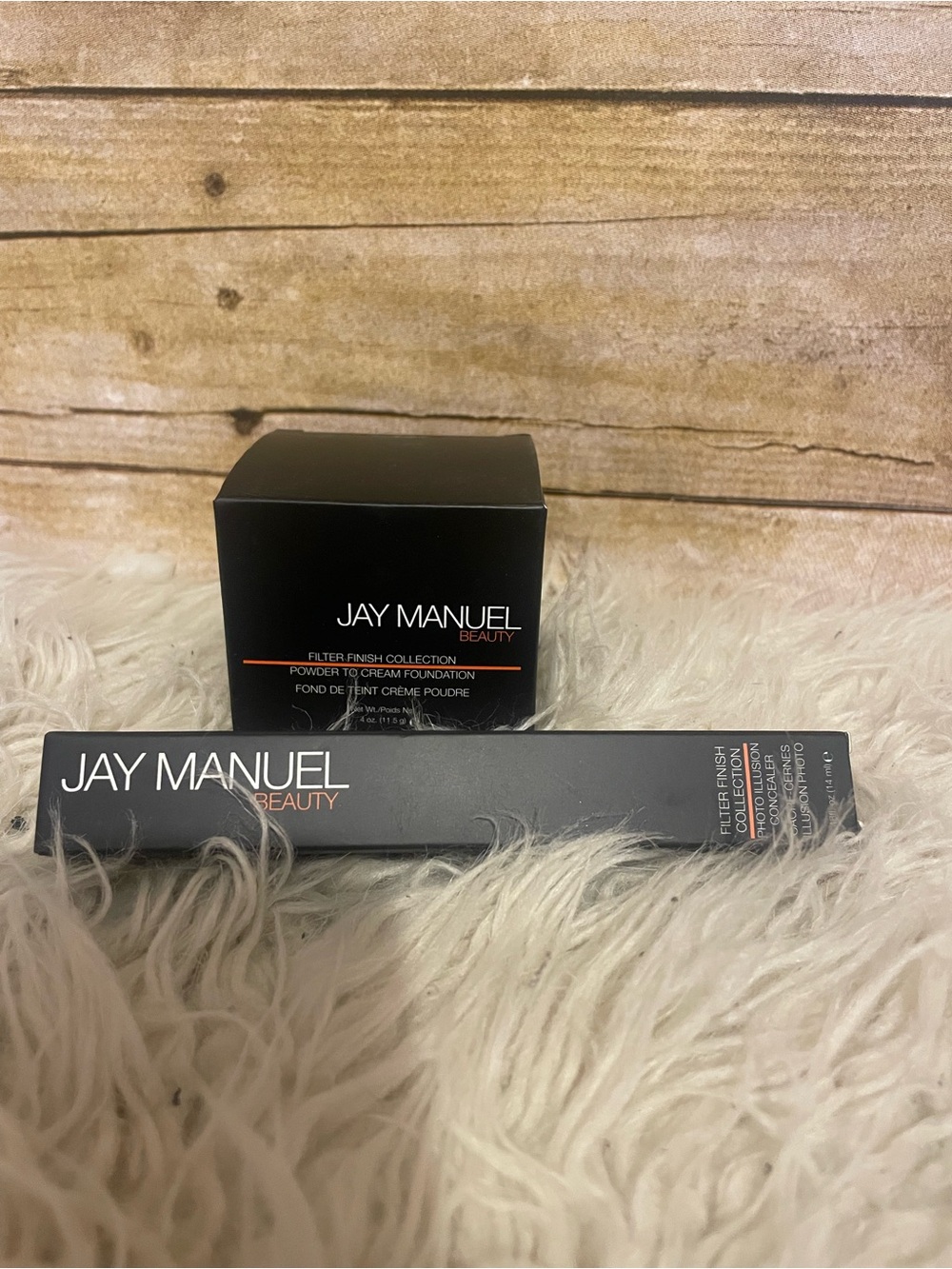 NWT Jay Manuel Beauty Collection Powder to Cream Foundation & concealer